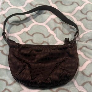 Donald J. Pliner Elegant Brown Shoulder Bag